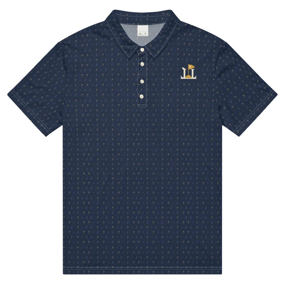 Even the Smallest Putt Pattern Polo from Links & Light