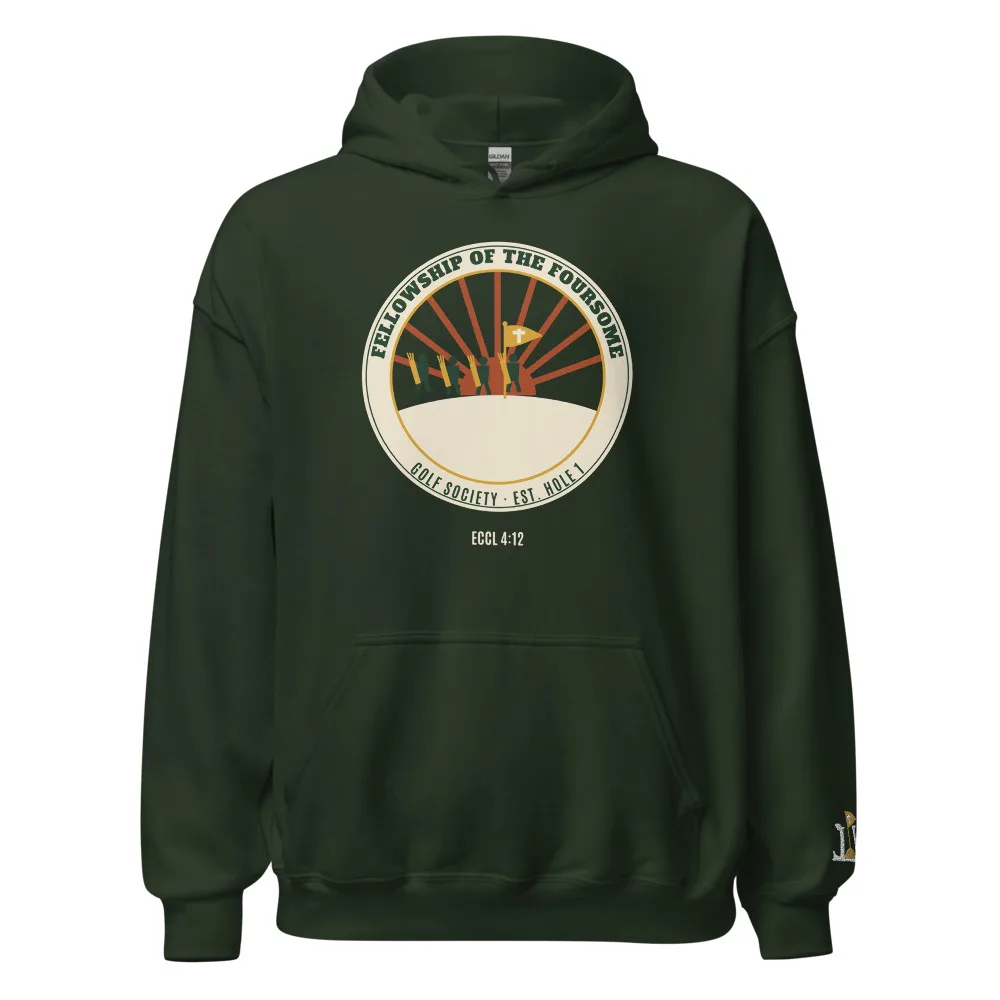 Fellowship of the Foursome Hoodie, hoodie in Forest Green