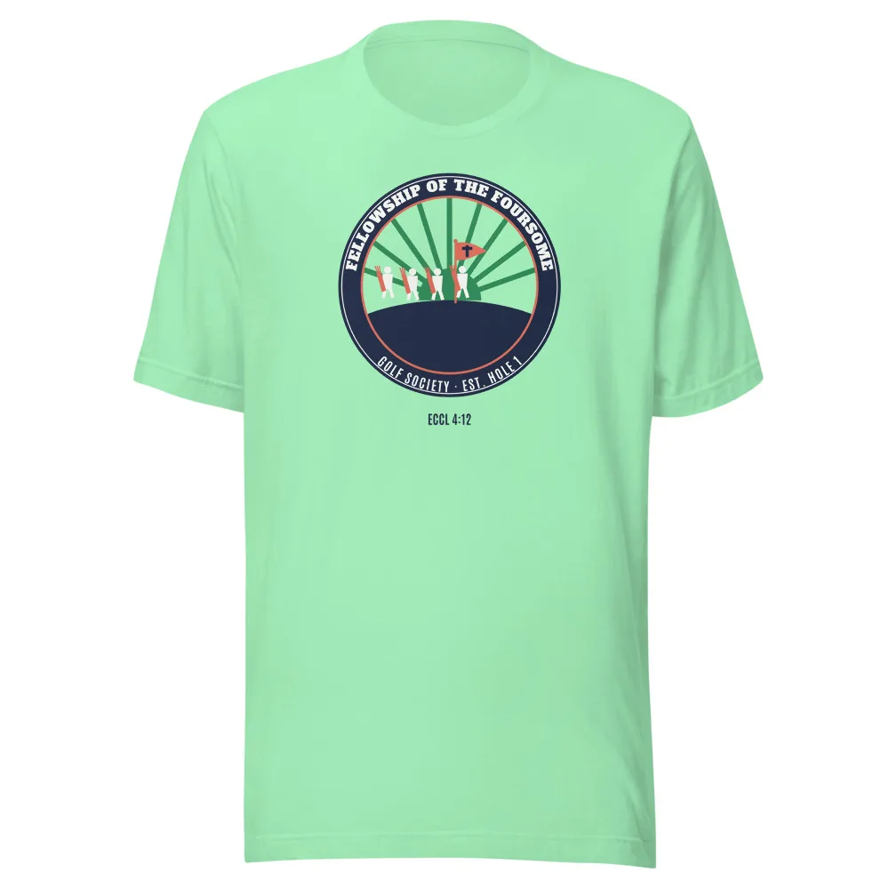 Fellowship of the Foursome Tee in Mint, tee (dtg) in Mint
