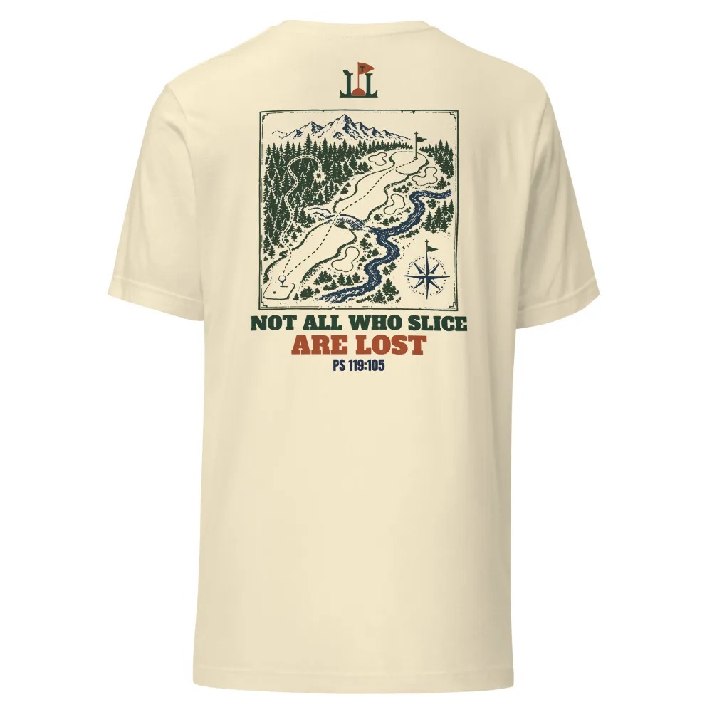 Not All Who Slice Are Lost Tee from Links & Light