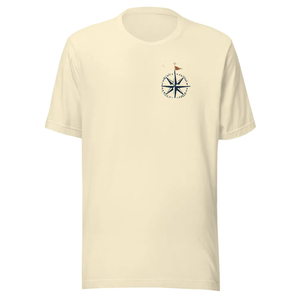 Not All Who Slice Are Lost Tee, Front