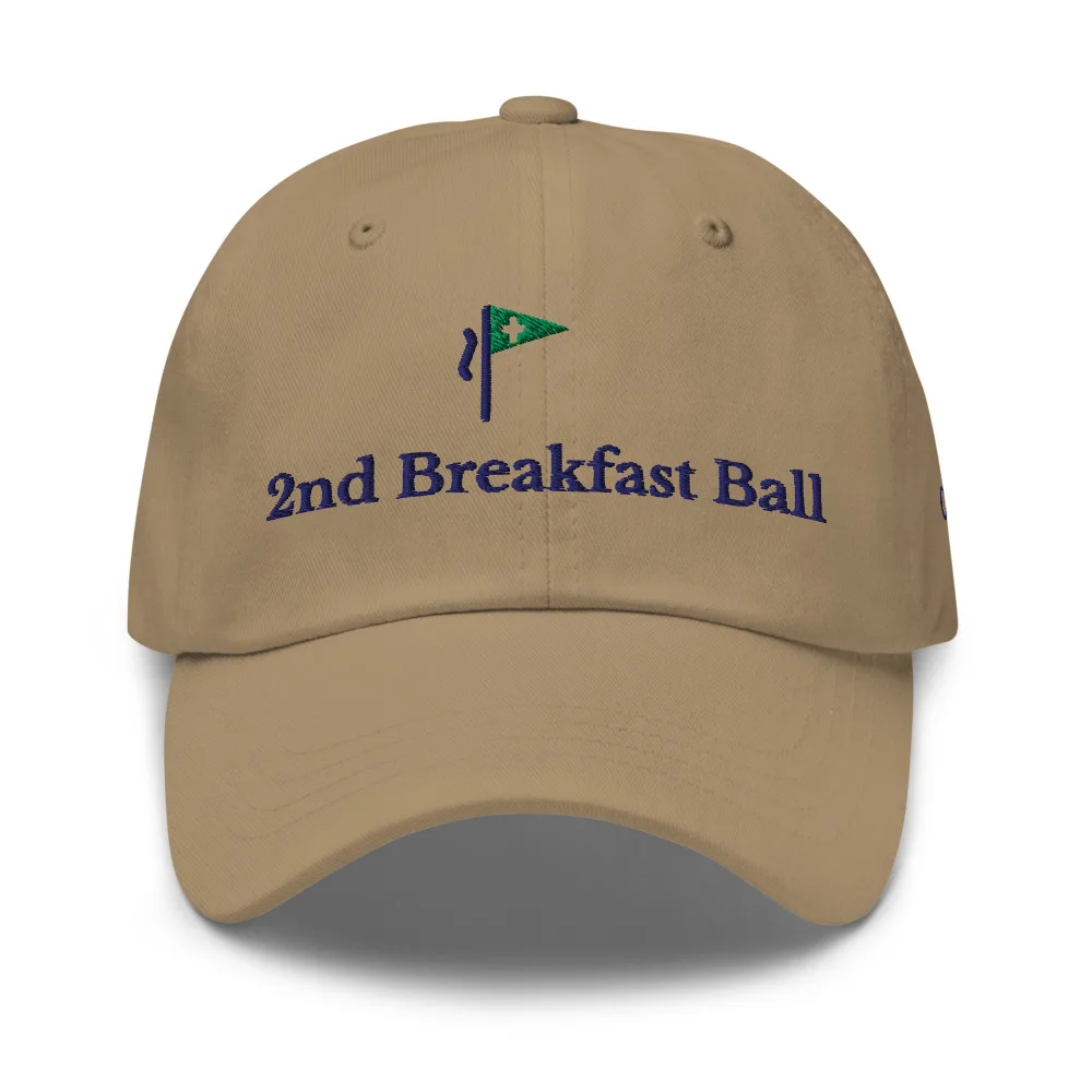 Second Breakfast Ball Dad Hat, dad hat in Khaki