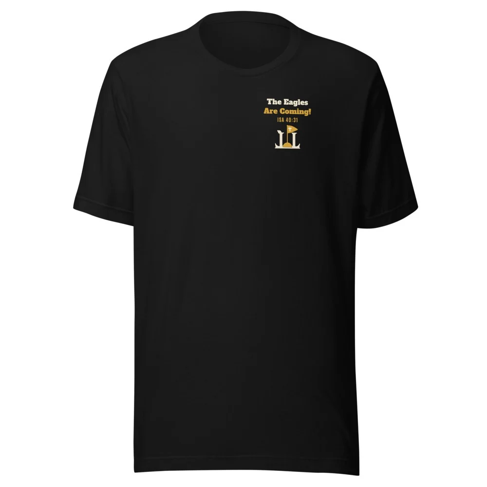 The Eagles Are Coming Swing Tee, Front