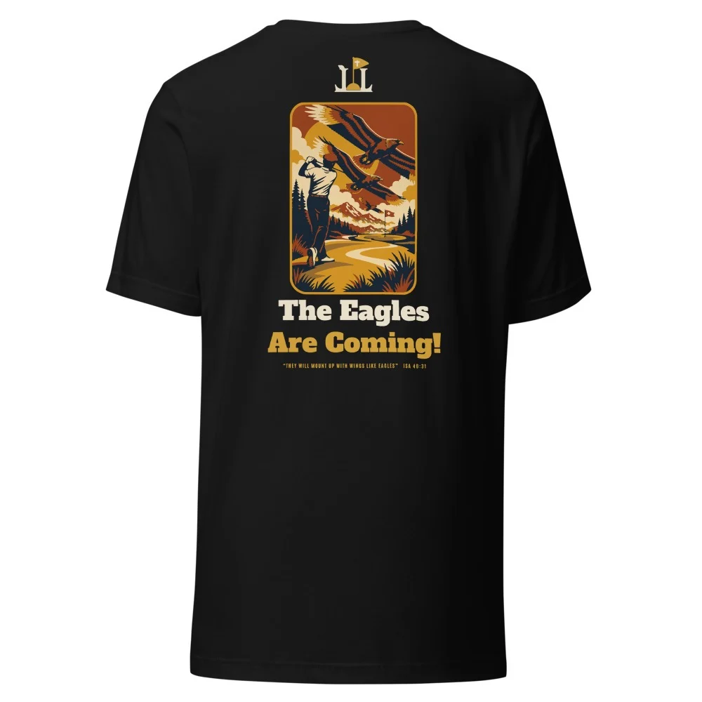 The Eagles Are Coming Swing Tee, Back