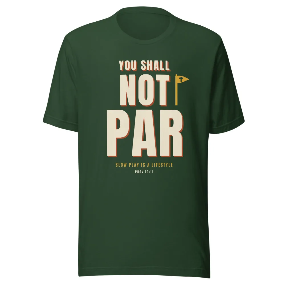 You Shall Not Par Tee, tee (dtg) in Forest