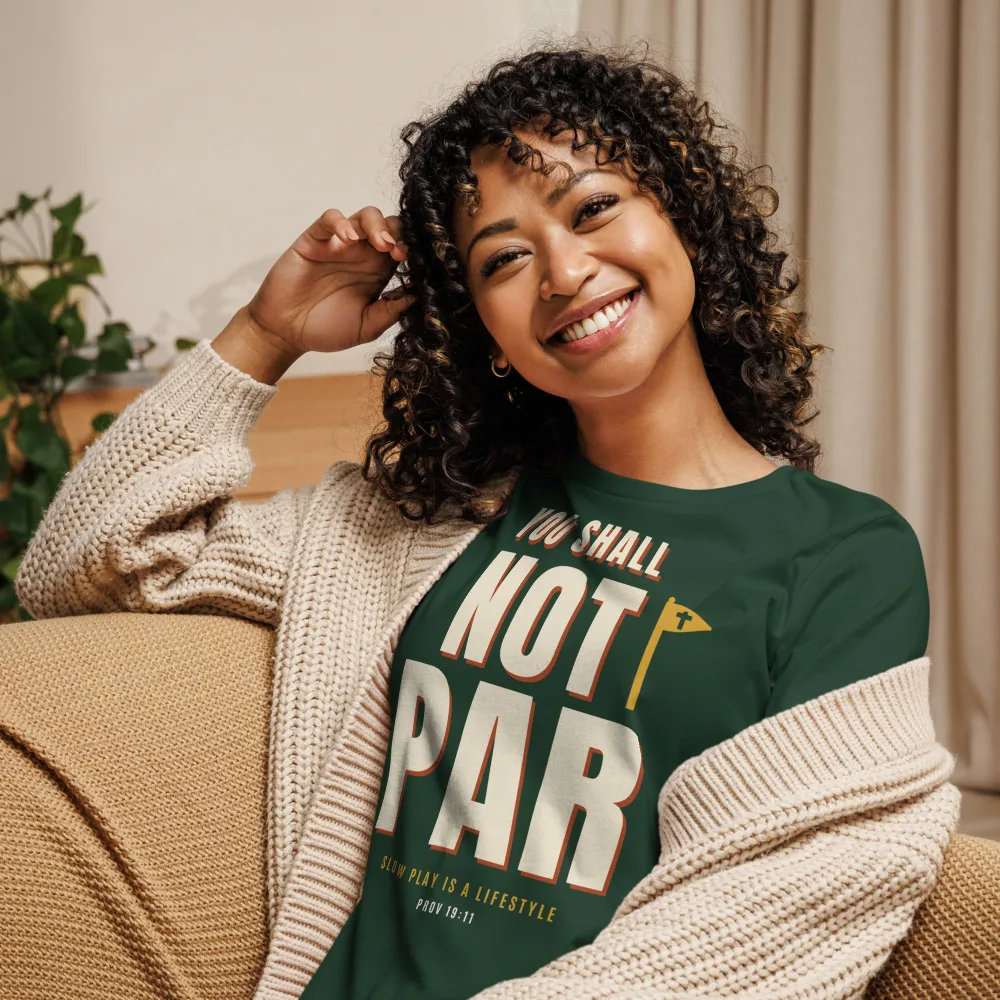 You Shall Not Par Women's Relaxed Tee, Lifestyle